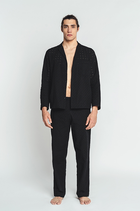 Pajama Jacket Paco NOIR Louisa Bracq