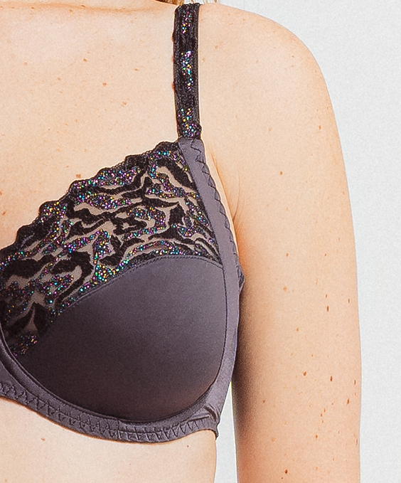 Bra Volle cup Electric Waves SMOKE Louisa Bracq