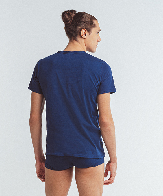 NAVY Basic Range - T-shirt met ronde...