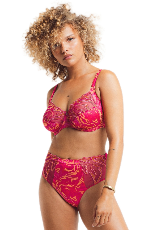 Soutien-gorge emboitant Fuschia Louisa Bracq