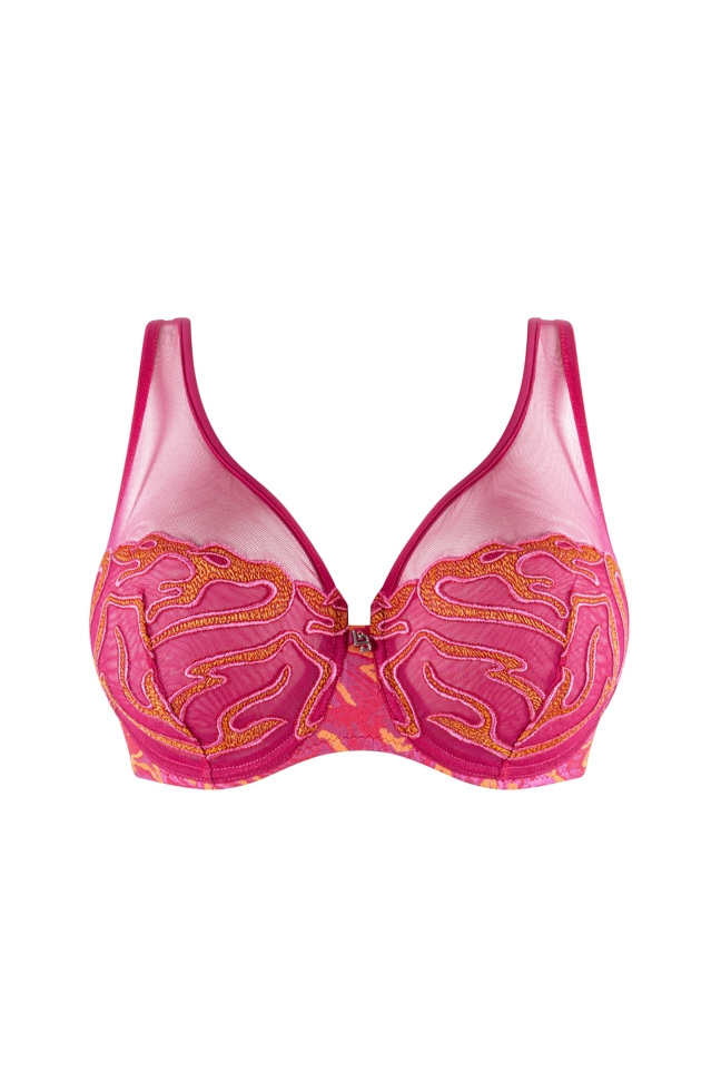 Vortex soutien-gorge foulard fuschia Louisa Bracq 2