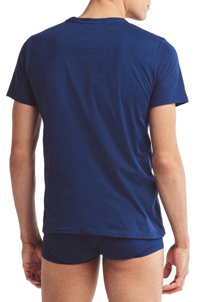 NAVY BASIC RANGE - T-SHIRT COL ROND
