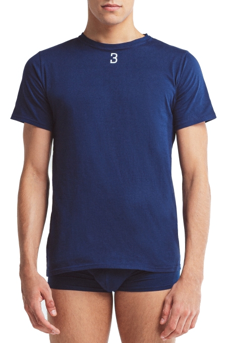 NAVY BASIC RANGE – T-SHIRT MET RONDE HALS