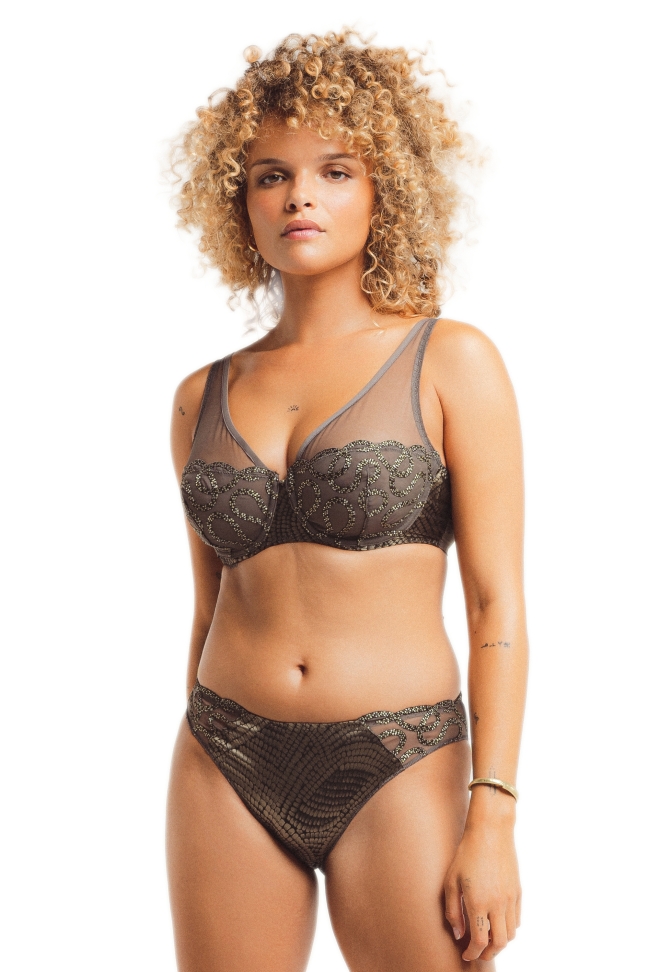Soutien-gorge Foulard Divine Bronze Louisa Bracq