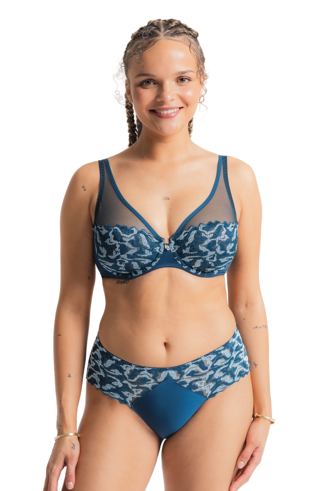 ELECTRIC WAVES - BRA – SCARF