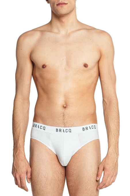 WHITE BASIC RANGE - BRIEFS