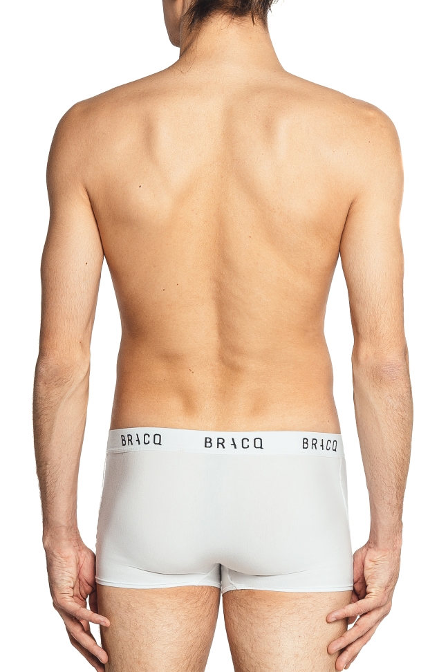 WHITE BASIC RANGE - SHORT BOXER
