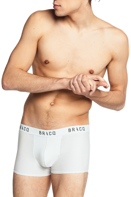 WHITE BASIC RANGE - SHORT BOXER