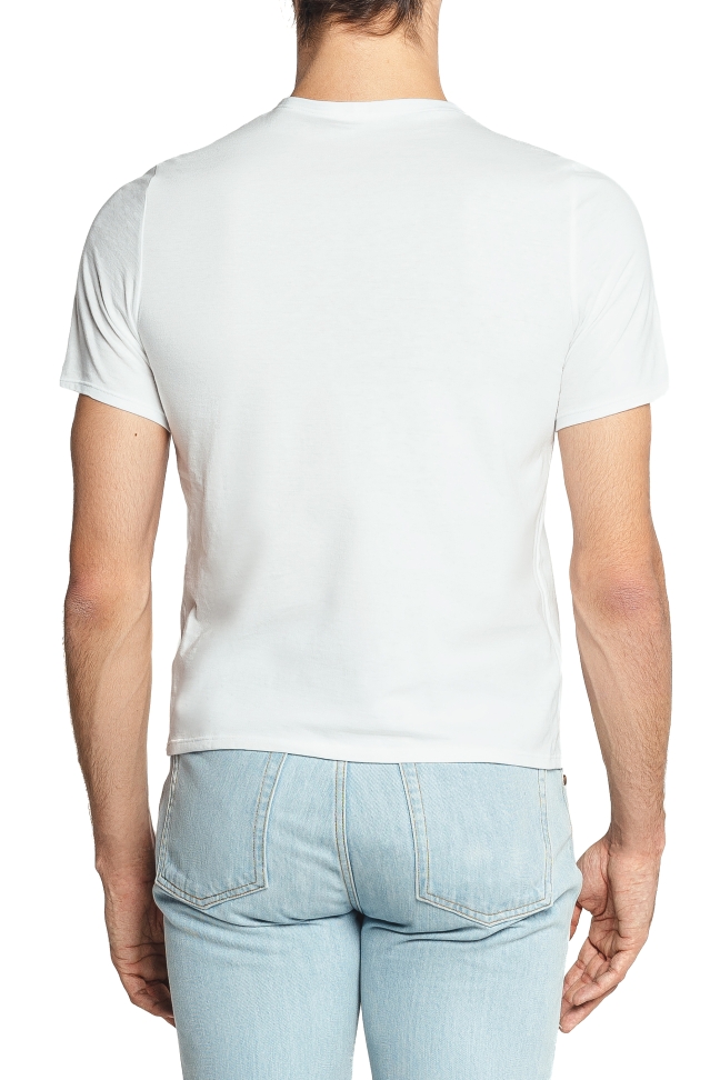 WHITE Basic Range - Round Neck T-shirt