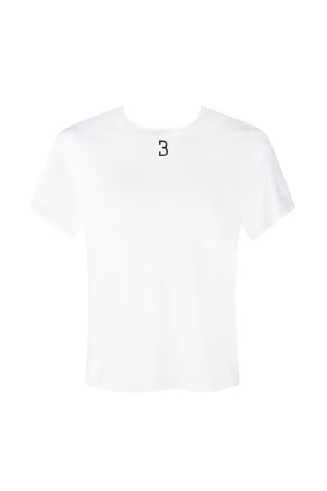 T-shirt Col Rond Basic Range Blanc Louisa Bracq 2
