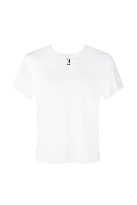 WHITE BASIC RANGE - CREW NECK T-SHIRT