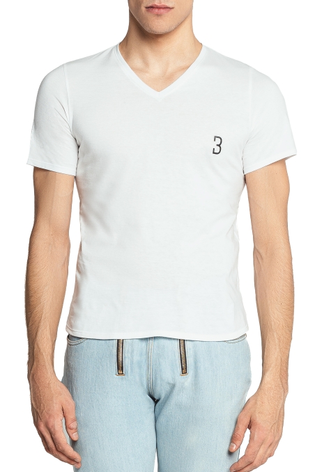 WITTE Basic Range - T-shirt met V-hals