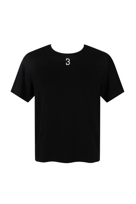 BLACK BASIC RANGE - CREW NECK T-SHIRT