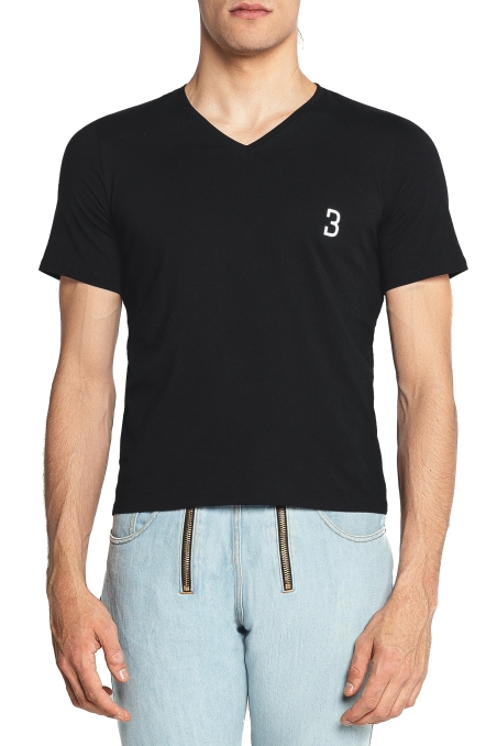 BLACK BASIC RANGE - T-SHIRT RUNDHALS